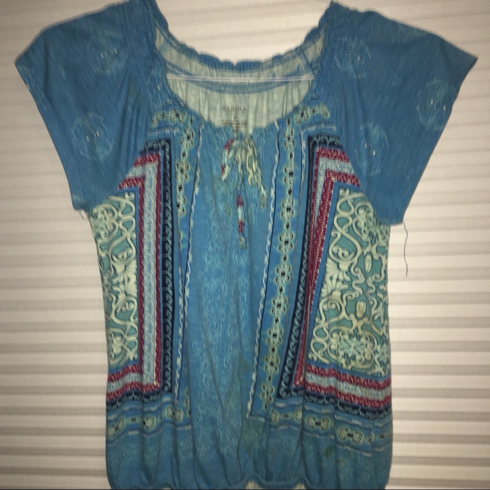 Hippie Blouse with Paisley Design